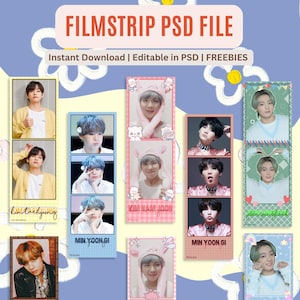 Kpop photo strip - Etsy Polska