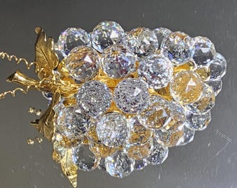Vintage Swarovski Bunch of Grapes Sparkling Fruit Collection