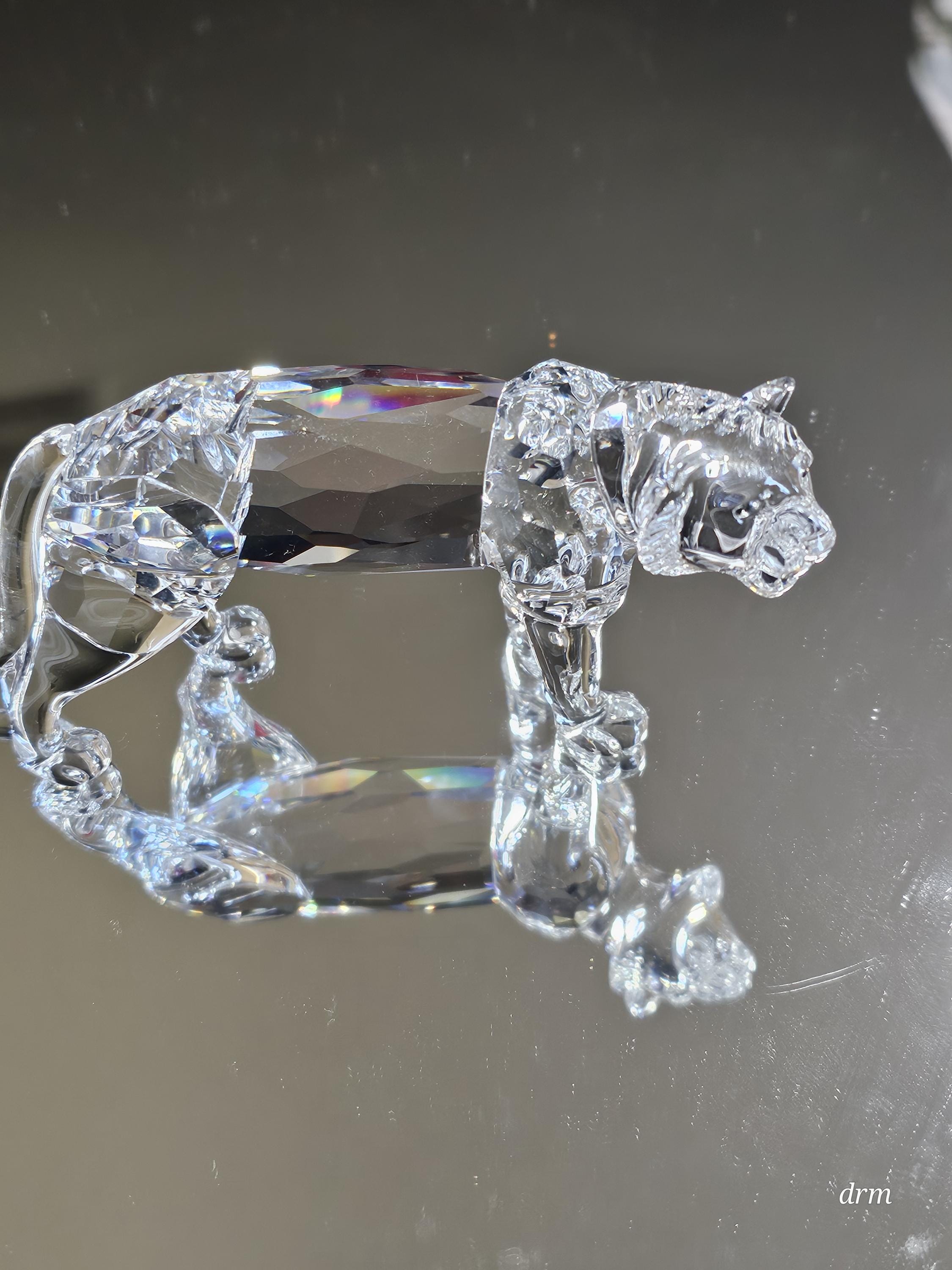 Swarovski Crystal Figurines Tiger - Etsy