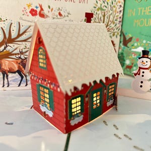 Cartes de Noël Musicales 3D Pop-Up - Illuminez vos salutations de fête