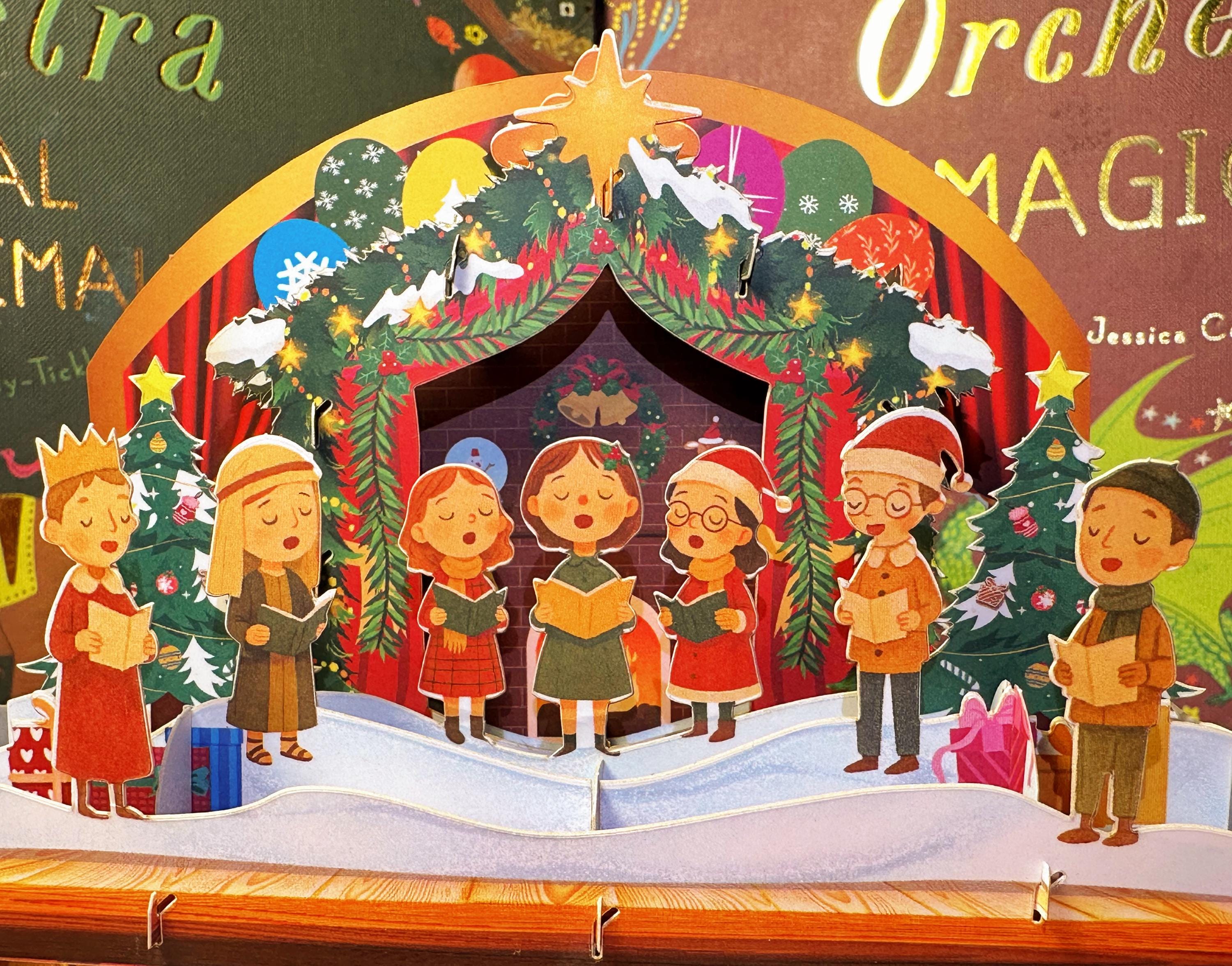 Carte Anniversaire Musicale Joyoldelf Cartes De Noël Pop-up 3D - Cartes De Vu0153ux De Noël Amusantes Avec Musique Et Lumières - Les Plus Beaux Vu0153ux De Noël (vertes Carte De Noel Musicale