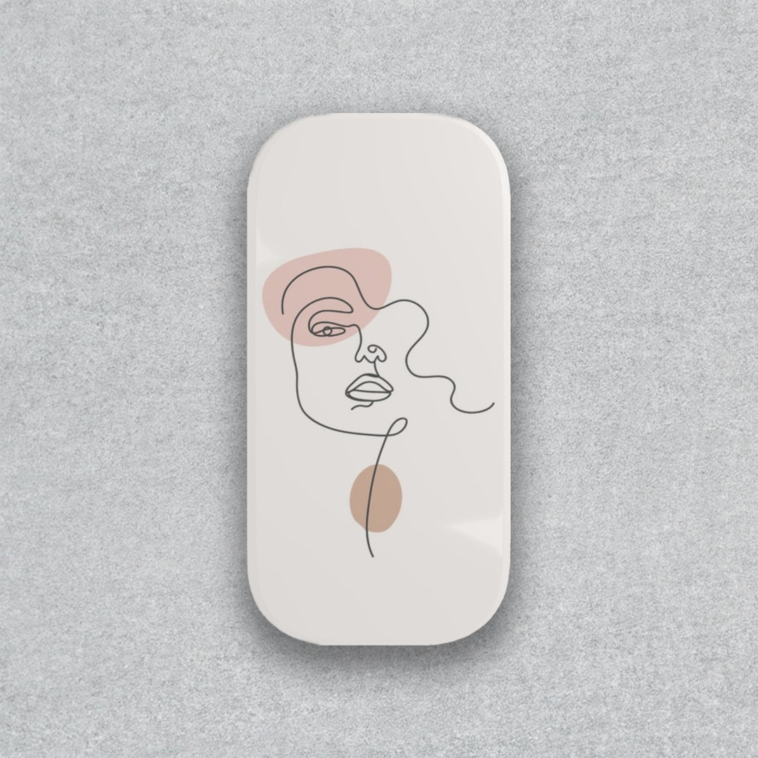 Clickit Phone Stand Line Art Phone Grip Smarthphone Stand - Etsy