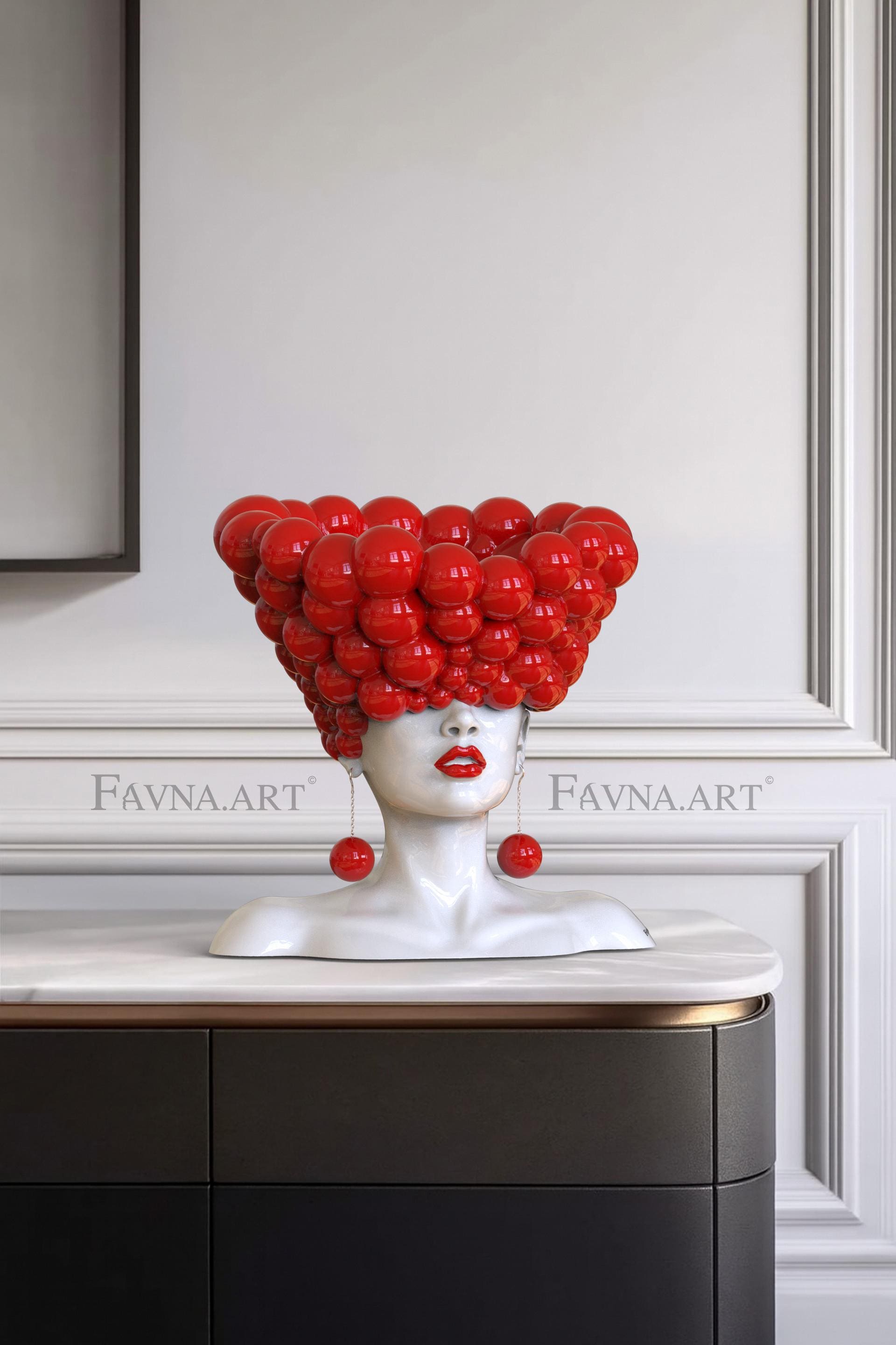 Luxury Statement Home Decor Woman Of Thoughts Sculpture | Modern Conceptual Art Contemporary Statue