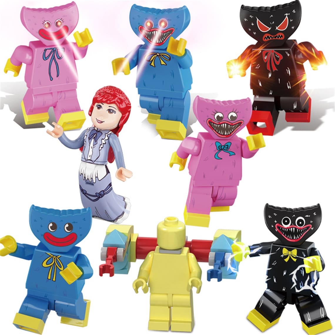 8in 1 Poppy Playtime Minifigures Toys Action Figures Building Etsy