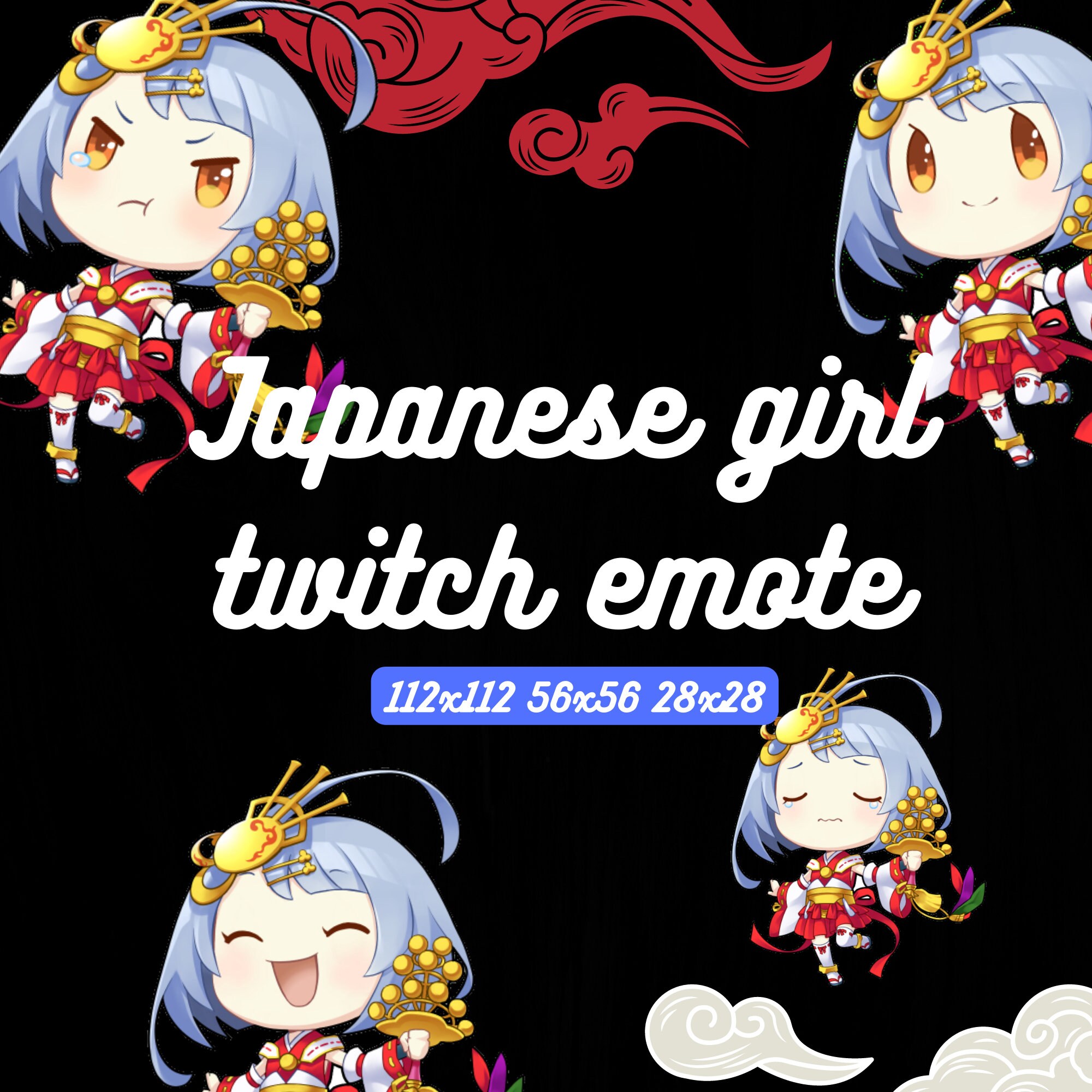 15 OHSHC Hikaru STATIC Emotes for Twitch  Discord 