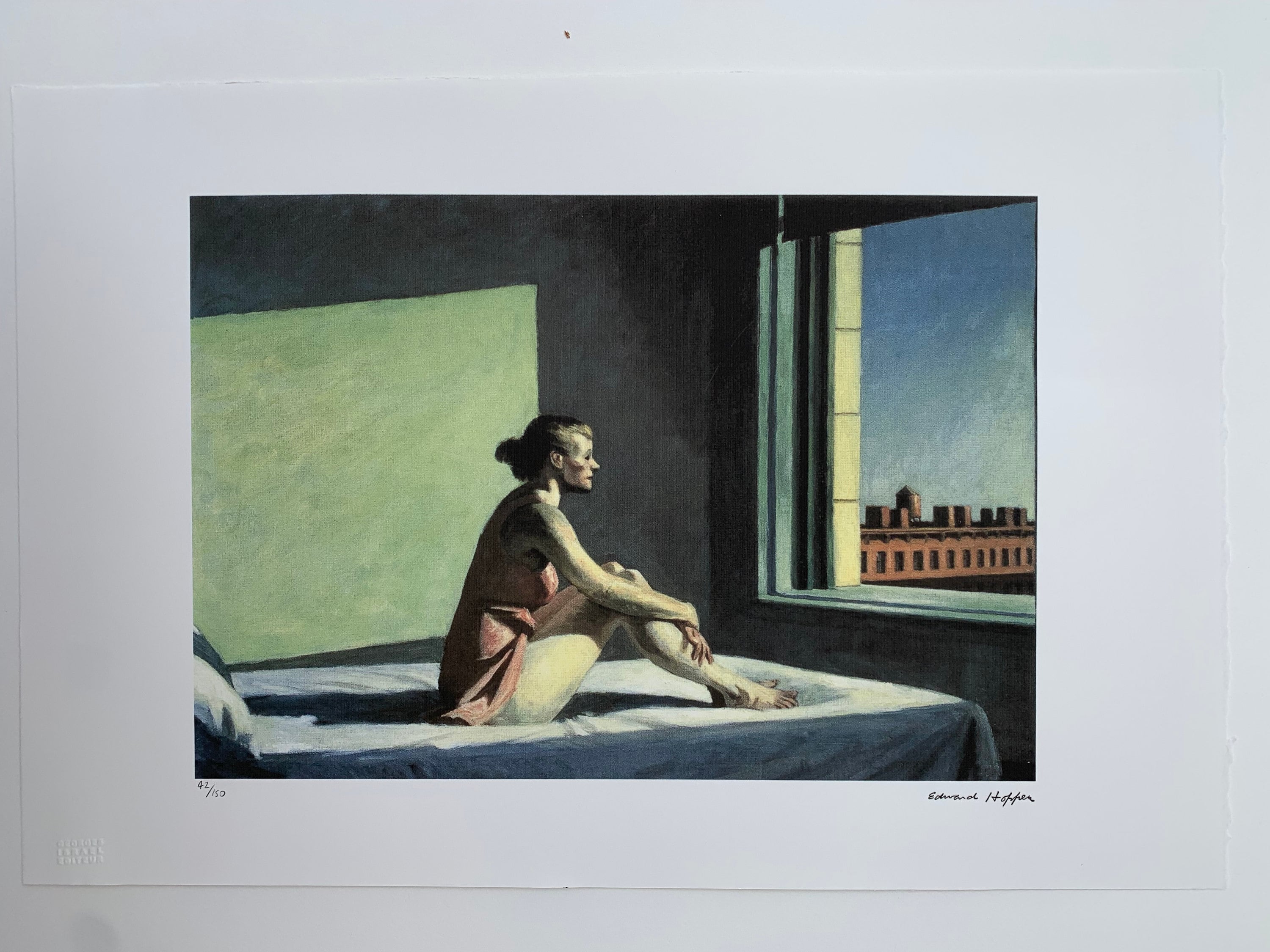 Edward Hopper morning Sun 1952 Lithography Etsy