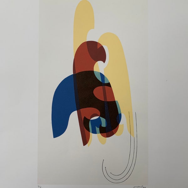 Litografía "Puertas Giratorias" de Man Ray, Firmada, Top! Arte mural, arte judío, arte pop, surrealismo