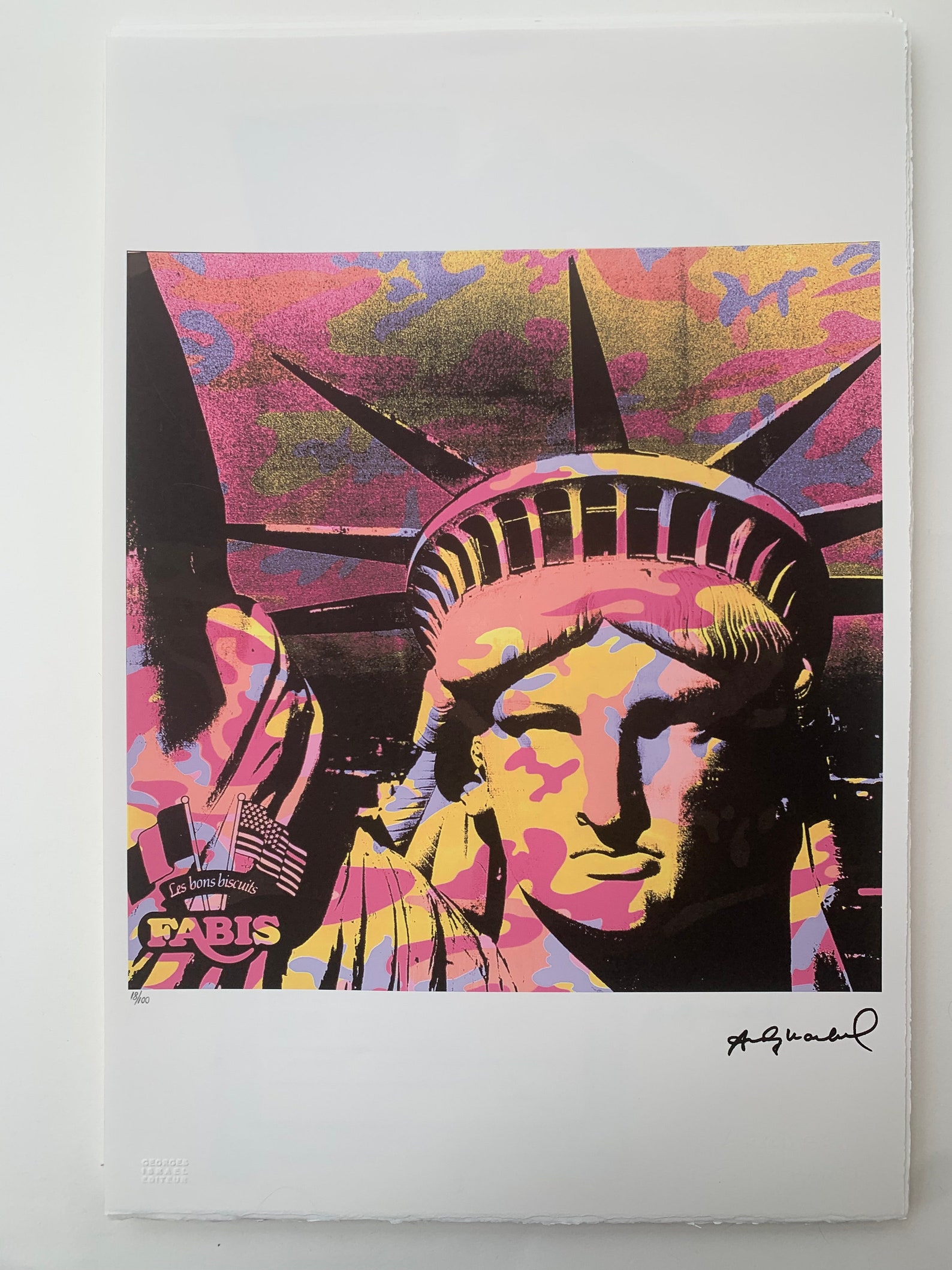 Lithographie Signée Andy Warhol - Chat Sam - Certificat D