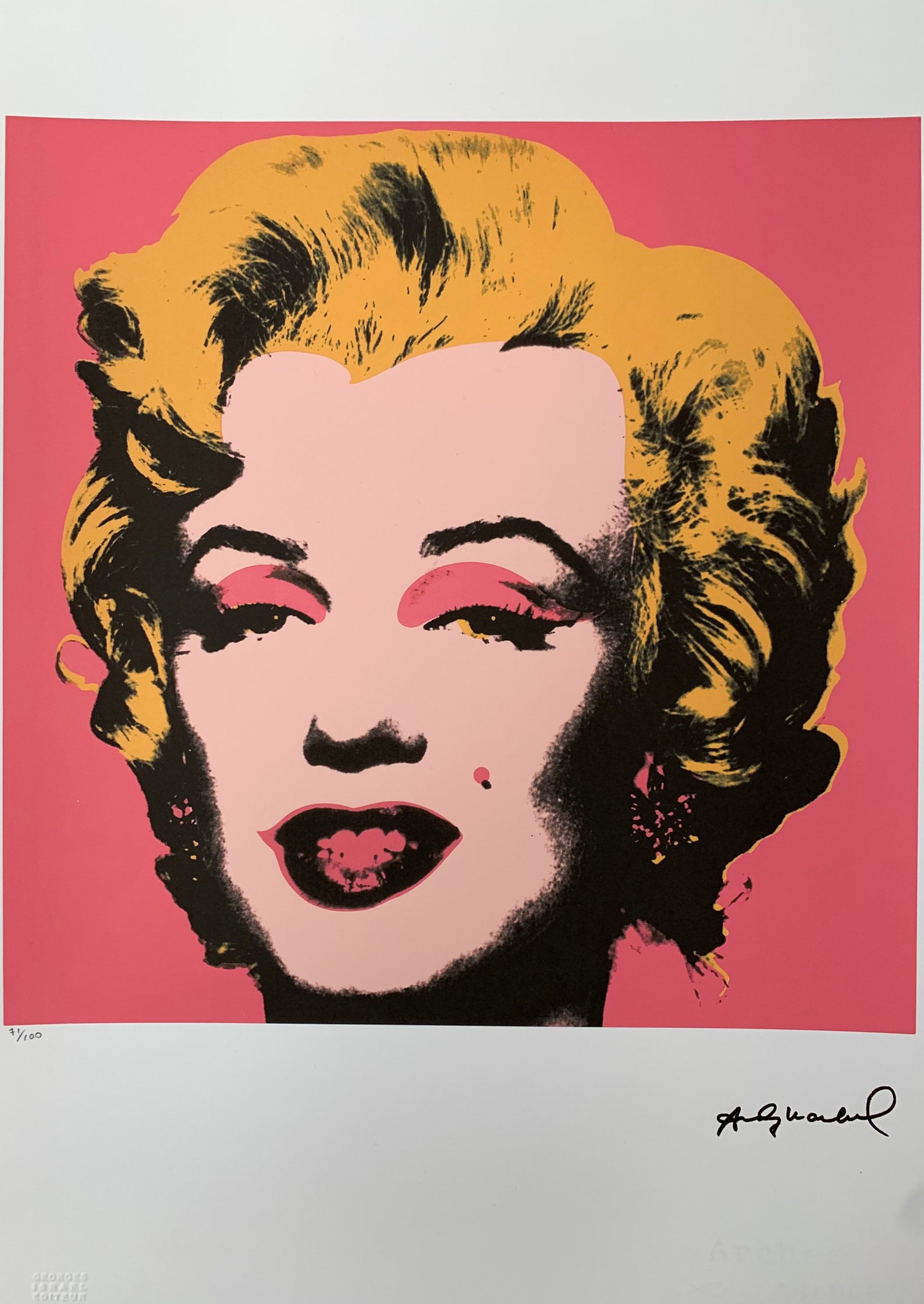 Andy Warhol marilyn Monroe Leo Castelli Edition Lithography - Etsy