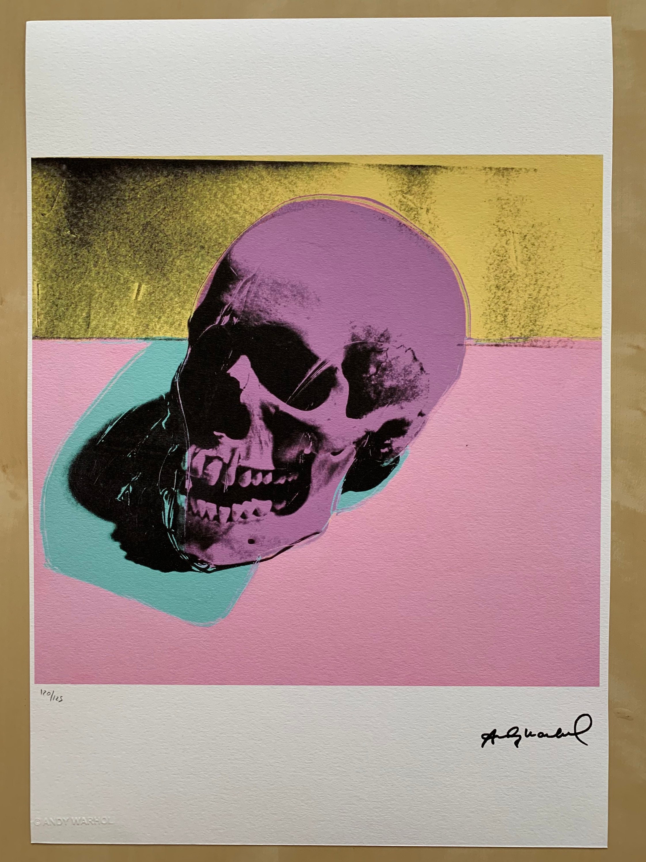 Andy Warhol Skull Foundation Edition Lithography 