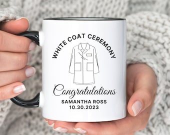 White Coat Ceremony Gift Personalized Medical Student White Coat Mug for Pharmacist Custom Name Medical School Acceptance Gift Future Doctor