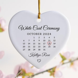 White Coat Ceremony Gift White Coat Ceremony Ornament MD Student Gift PA White Coat Veterinary School Physical Therapist Dental White Coat