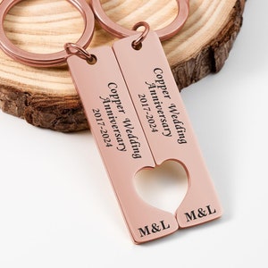 7th Anniversary Gift for Her Copper Anniversary Gift for Him 7th Wedding Anniversary 7 Year Anniversary Gift for Couple 7 Years Together