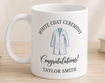 White Coat Ceremony Gift Personalized Future Doctor Mug