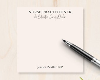 Nurse Practitioner Gift Personalized Post-it® Note Pads Nurse Practitioner Week Funny NP Gift Nurse Practitioner Graduation Student Nurse