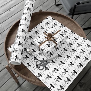 DPT Graduation Gift Wrap Paper Doctor of Physical Therapy Gift Wrapping DPT Graduate Dpt Gift White Coat Ceremony Physical Therapy DPT Paper
