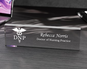 Doctor of Nursing Practice Desk Name Plate Custom DNP Gift DNP Office Decor Nursing Doctor DNP Graduation Doc in Nursing Dnp Desk Plaque