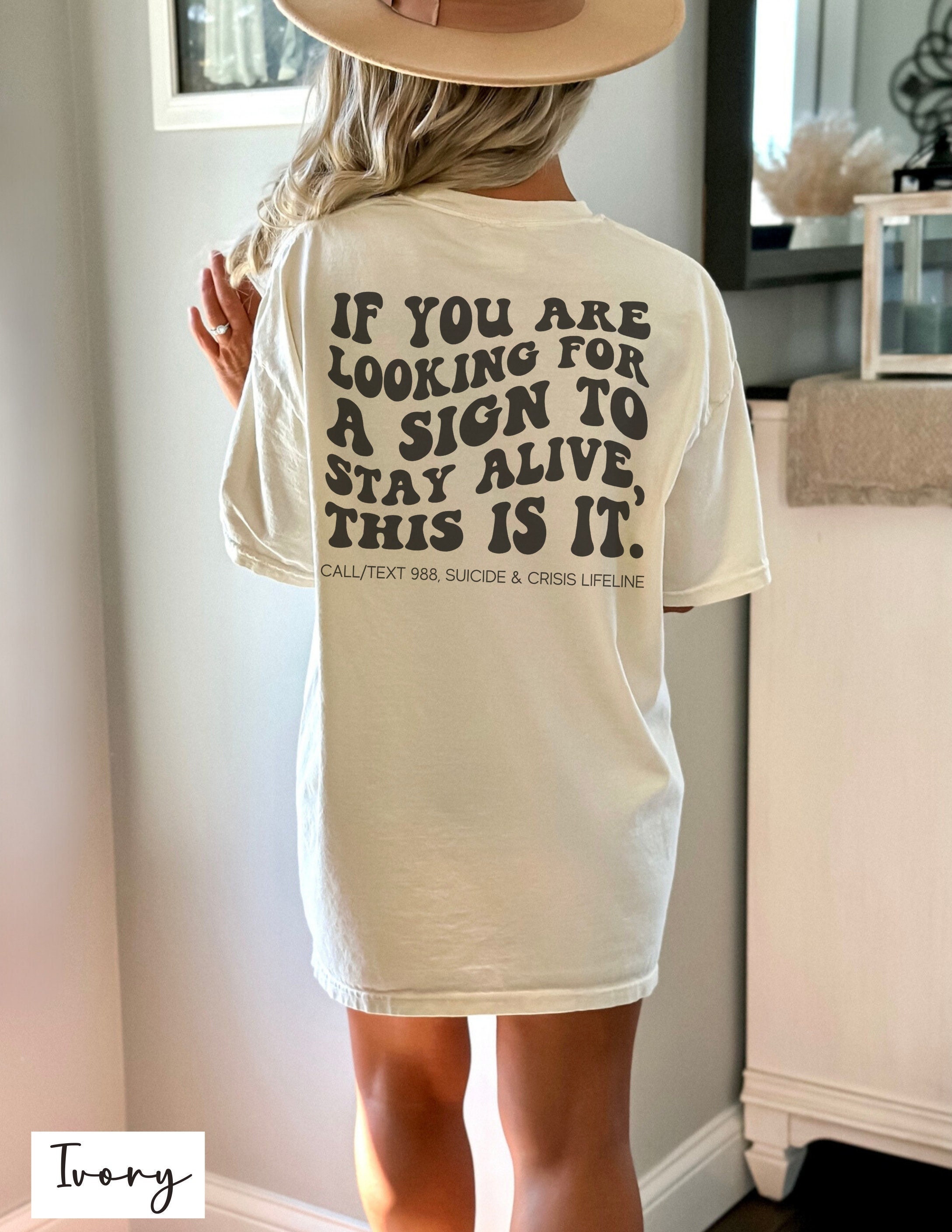 Suicide Prevention Shirt 988 T-shirt Comfort Colors® Mental Nude Pic Hq