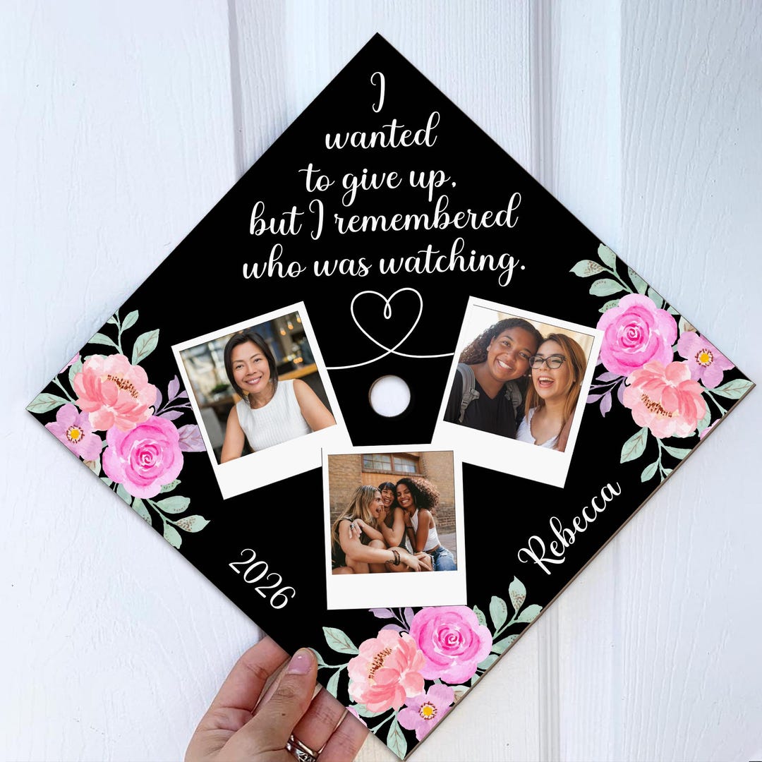 Custom Photo Graduation Cap Topper Personalized Grad Cap Decoration - Etsy