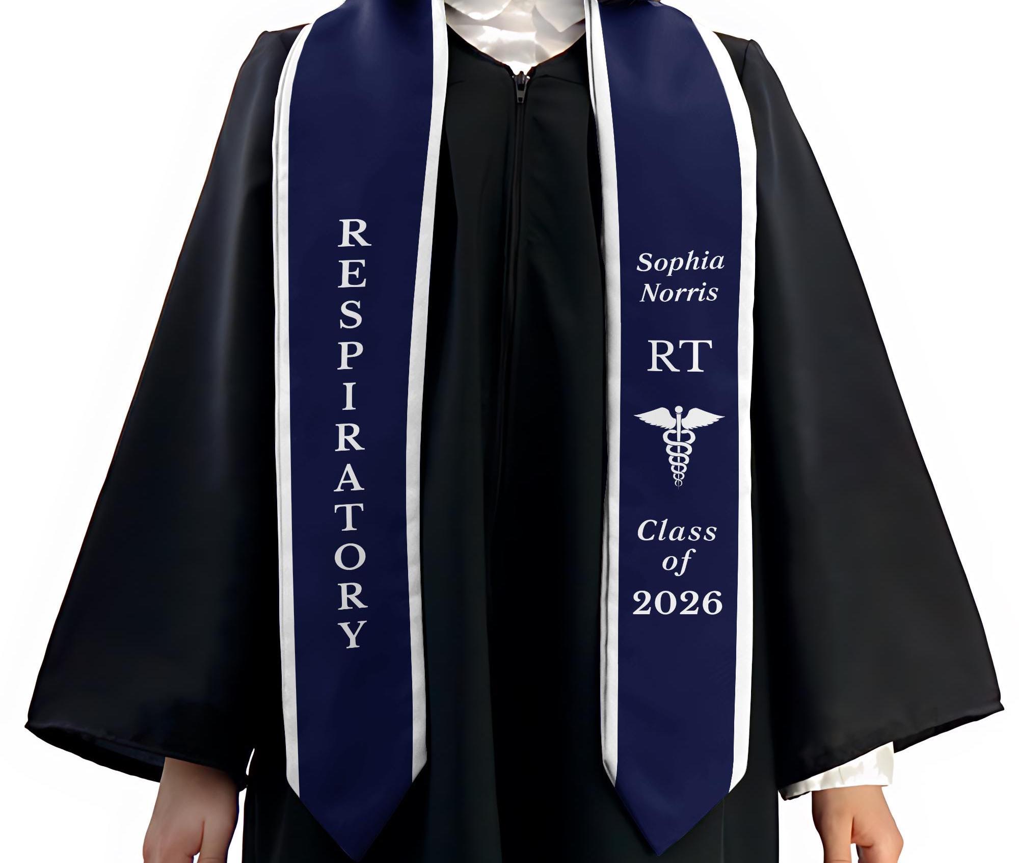 Respiratory Therapist Graduation Stole Respiratory Therapy Grad Sash - Etsy