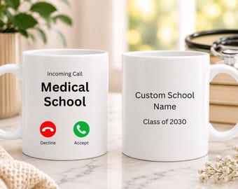 White Coat Ceremony Mug Medical School Acceptance Gift