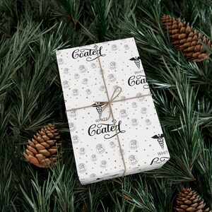 White Coat Ceremony Gift for Her Gift Wrap Paper White Coat Medical Student Pharmacy Gift for Him Pharmd Future Doctor White Coat
