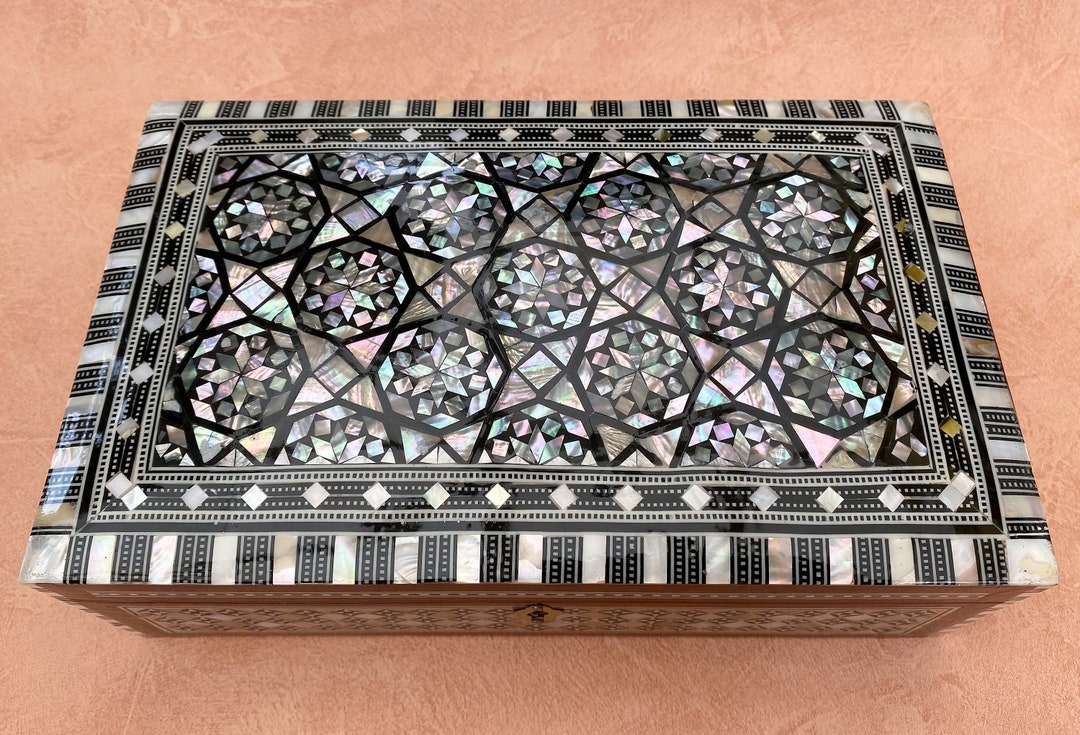 Mini Caja Organizadora De Joyería Retro De Viaje De Madera Tuche De Almacenamiento Portátil