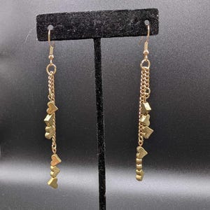 Gold Herz Fidget Ohrringe