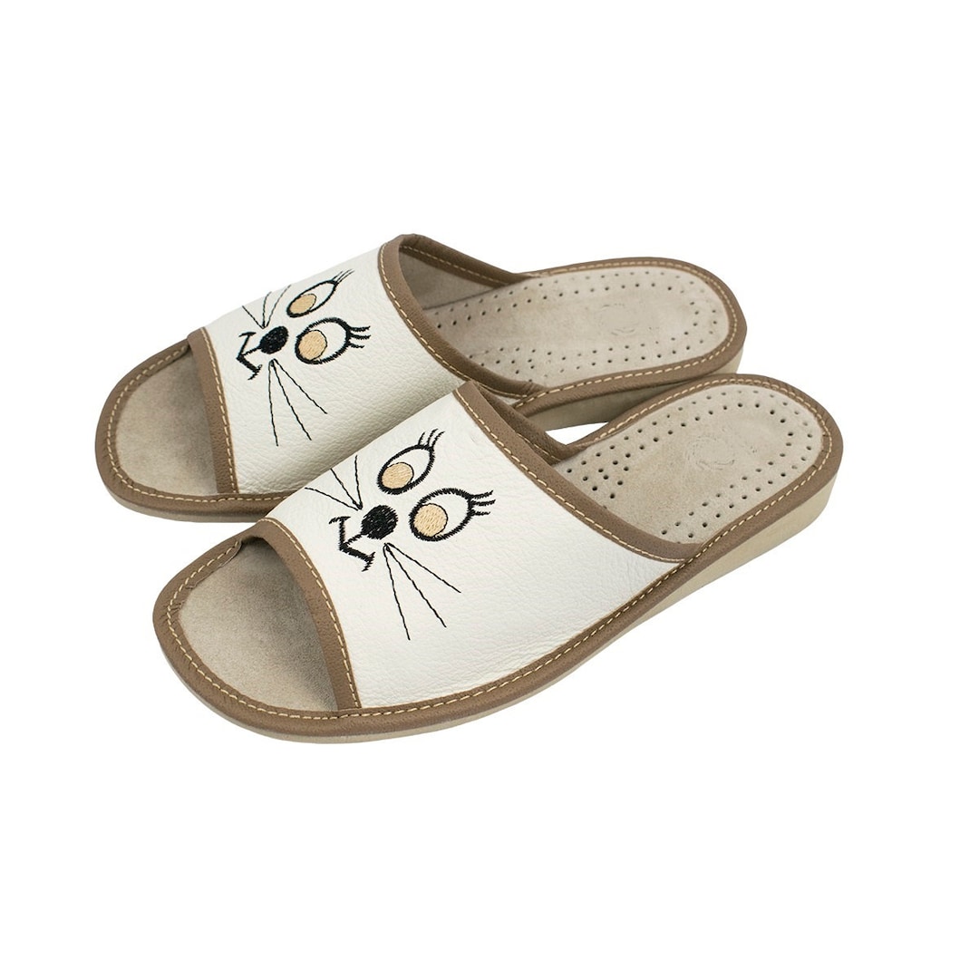 Süße Schlafende Katze Als Plüsch-Hausschuh – Mit Sound, Ca. 10x9 Cm, Perfekt Als Deko Oder Kindergeschenk