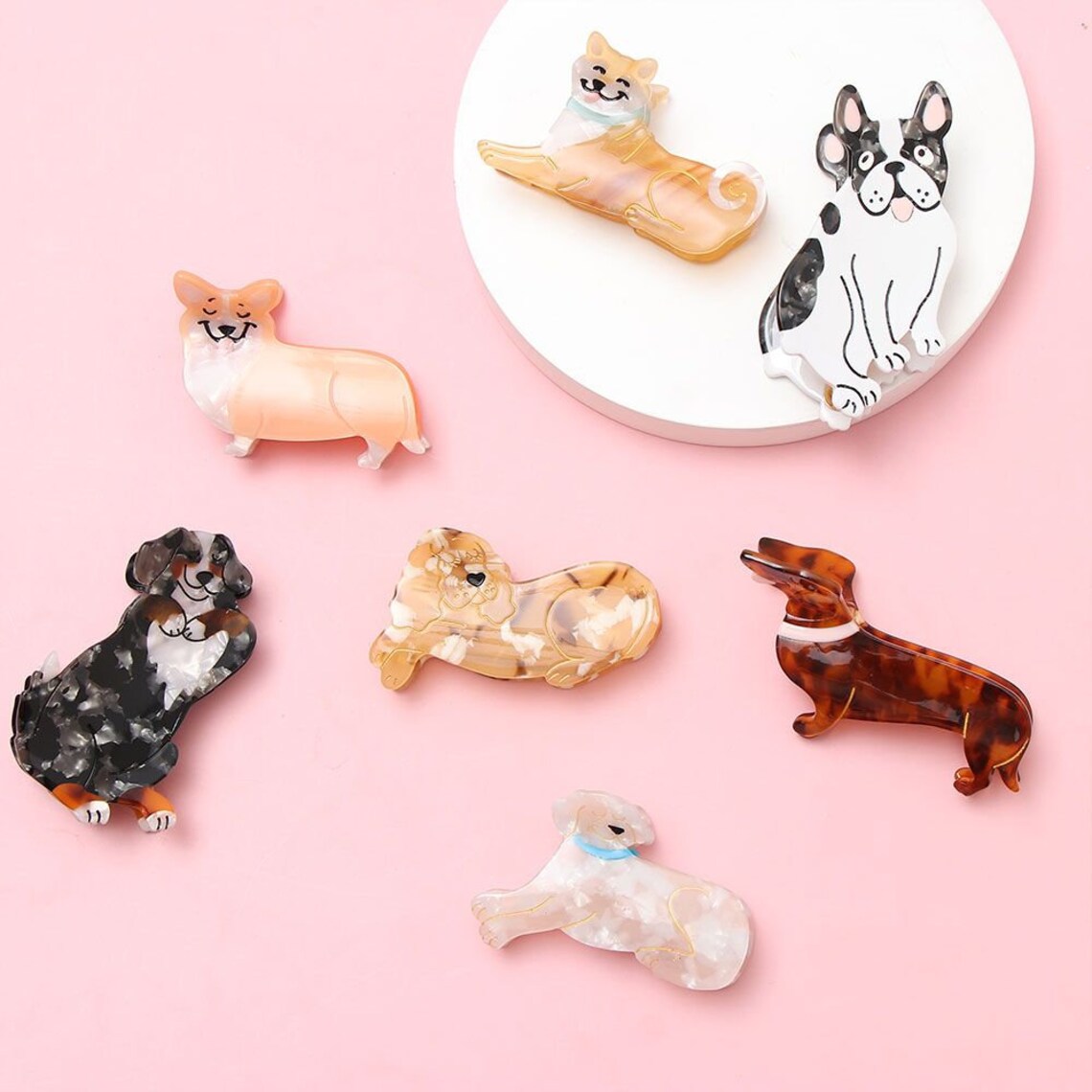 Dog Hair Clip Dog Barrette Hair Clip Trendy Claw Etsy