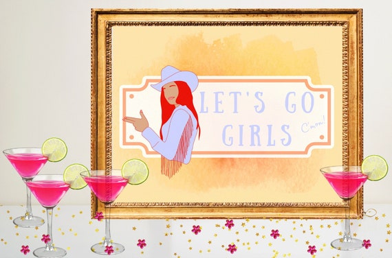 Let's Go Girls Digital Download Printable Nashville - Etsy