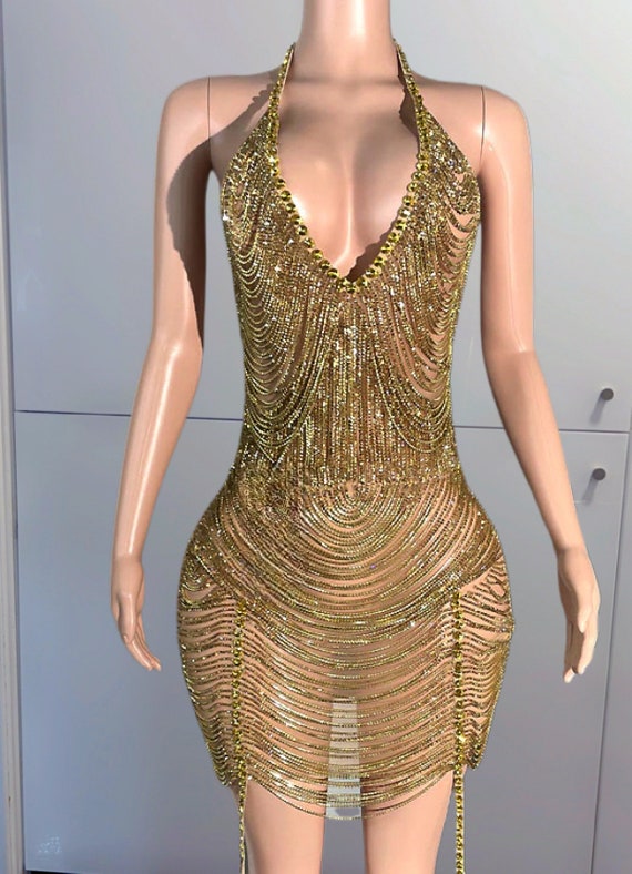 Strass robe sale