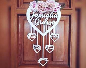 Decorazione per porta d'ingresso personalizzata