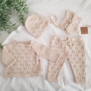 Newborn Baby Girl Coming Home Outfit,Organic Cotton Baby Clothing Set,Newborn Coming Home Outfit,Baby Girl Clothes,