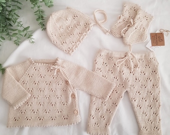 Newborn Baby Girl Coming Home Outfit,Organic Cotton Baby Clothing Set,Newborn Coming Home Outfit,Baby Girl Clothes,