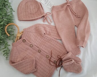 Newborn Baby Girl Coming Home Outfit,Organic Cotton Baby Clothing Set,Newborn Coming Home Outfit,Baby Girl Clothes,