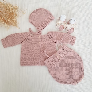 Newborn Baby Girl Coming Home Outfit,Organic Cotton Baby Clothing Set,Newborn Coming Home Outfit,Baby Girl Clothes, image 2