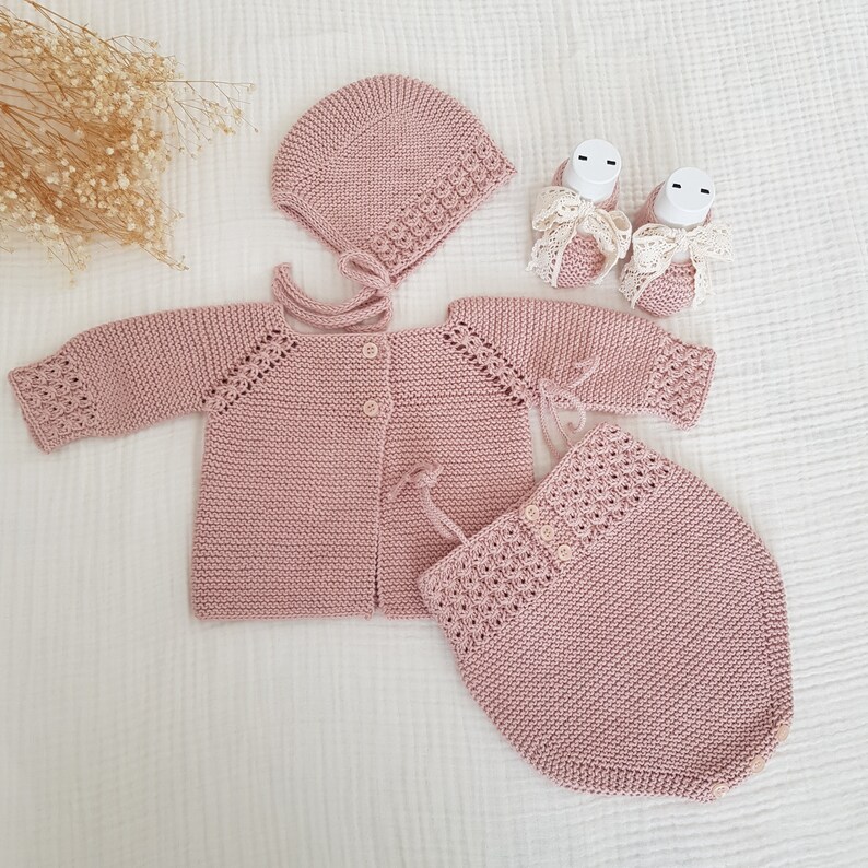 Newborn Baby Girl Coming Home Outfit,Organic Cotton Baby Clothing Set,Newborn Coming Home Outfit,Baby Girl Clothes, image 2