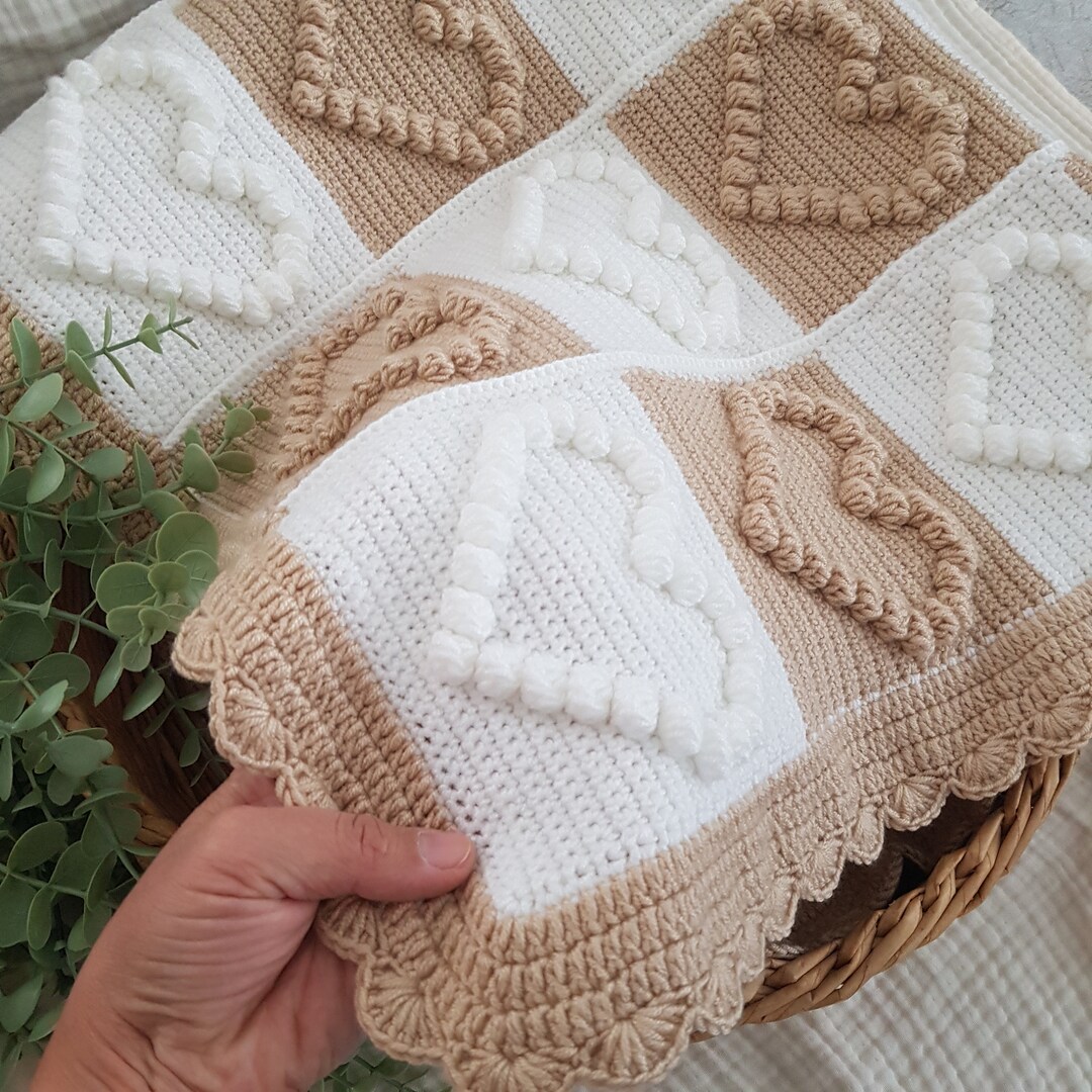 Knitted Baby Blanket,popcorn Baby Blanket,crochet Blanket,customized