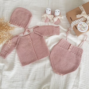 Newborn Baby Girl Coming Home Outfit,Organic Cotton Baby Clothing Set,Newborn Coming Home Outfit,Baby Girl Clothes, image 1
