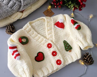 Christmas Sweaters for Babies,Cute Santa Claus Sweater,Children&#39;s Christmas Shirt,Christmas outfit,Baby Christmas Gift,Christmas Gift