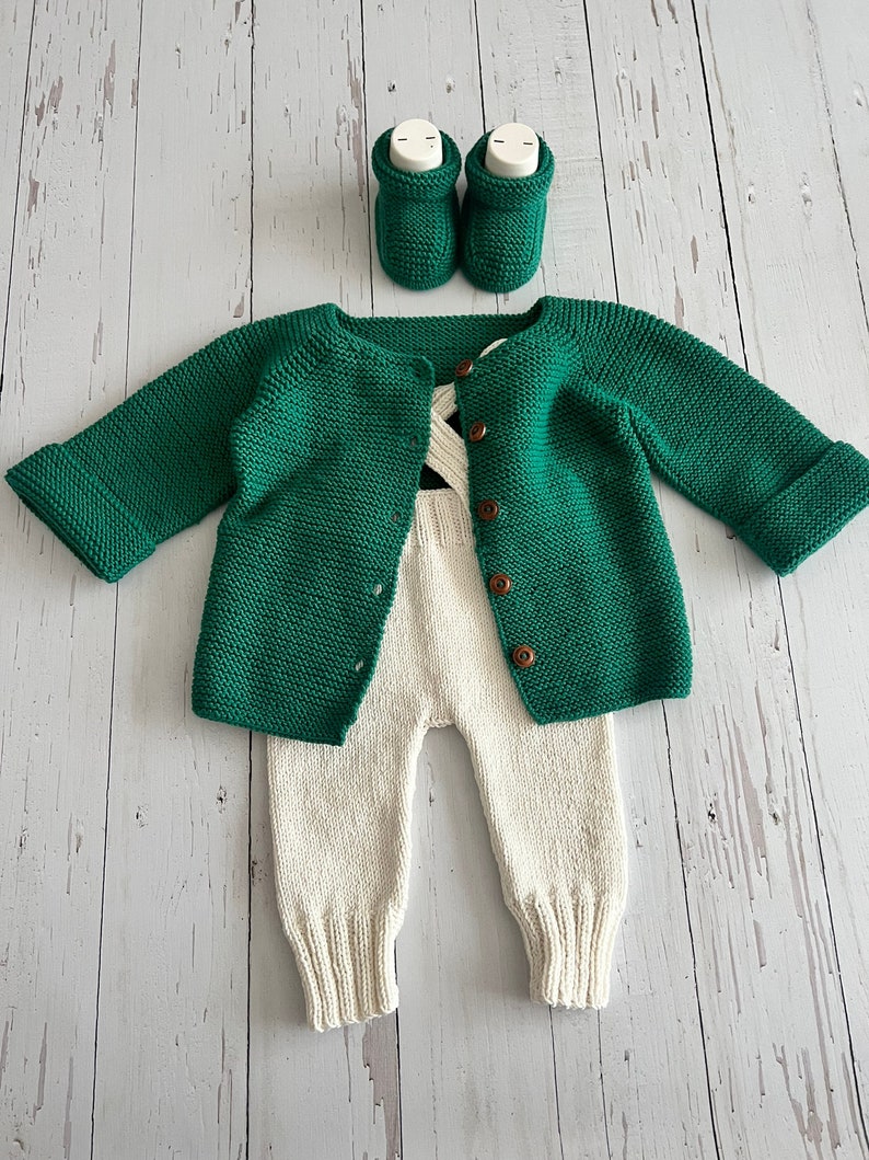 Newborn Baby Dress Cotton 3 Piece Set Hospital Etsy