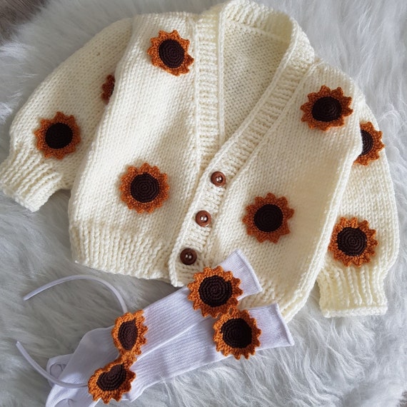 Baby girl top thick cardigan