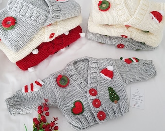 Christmas Sweaters for Babies,Cute Santa Claus Sweater,Children's Christmas Shirt,Christmas outfit,Baby Christmas Gift,Christmas Gift