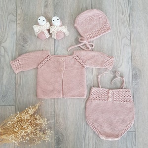 Newborn Baby Girl Coming Home Outfit,Organic Cotton Baby Clothing Set,Newborn Coming Home Outfit,Baby Girl Clothes, image 7