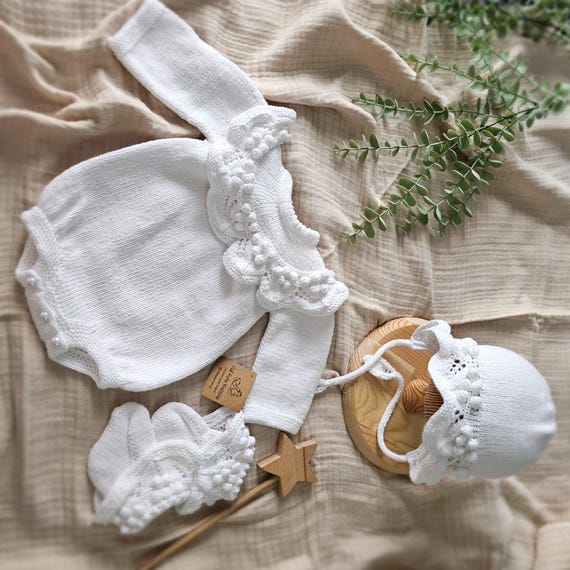Newborn Baby Girl Homecoming Outfit, Baby Girl Rompers Set