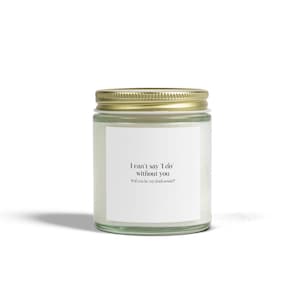 Bridesmaid Proposal Gift Scented Candle