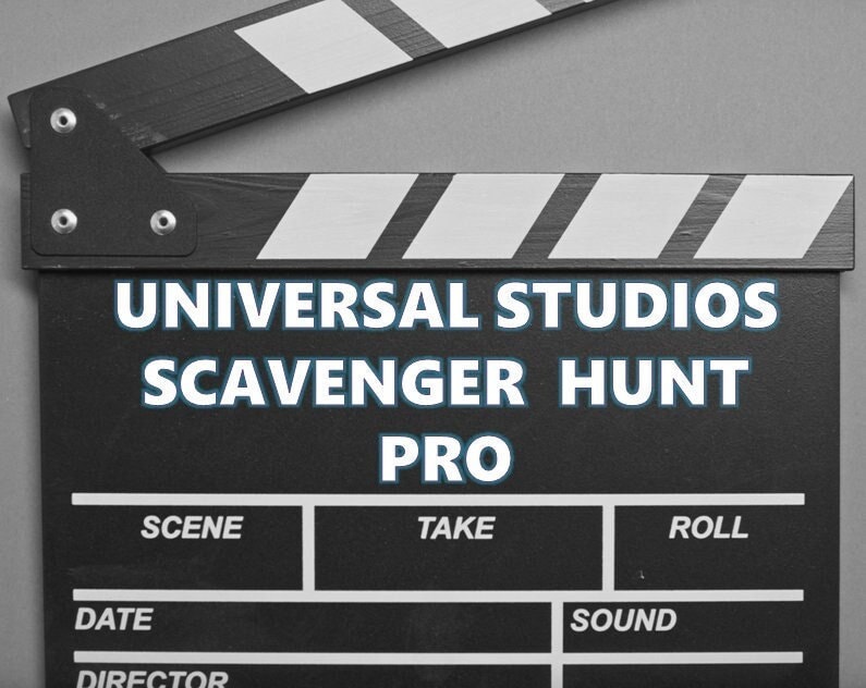 Universal Studios Scavenger Hunt 1 - Pro Difficulty