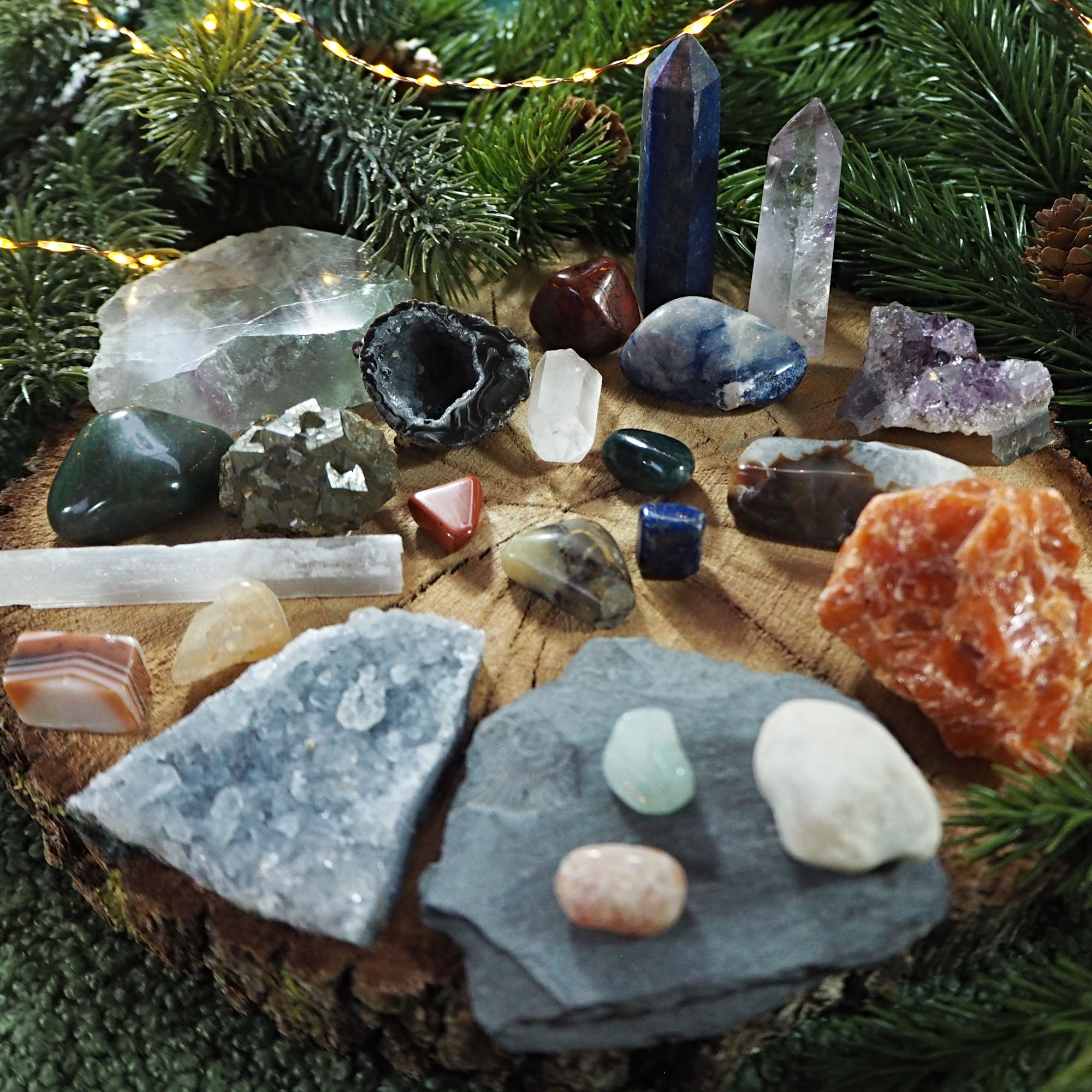 Advent Calendar Gemstones Minerals Ammonite Geodes Great Collectibles  Unusual Shapes and Patterns - Etsy