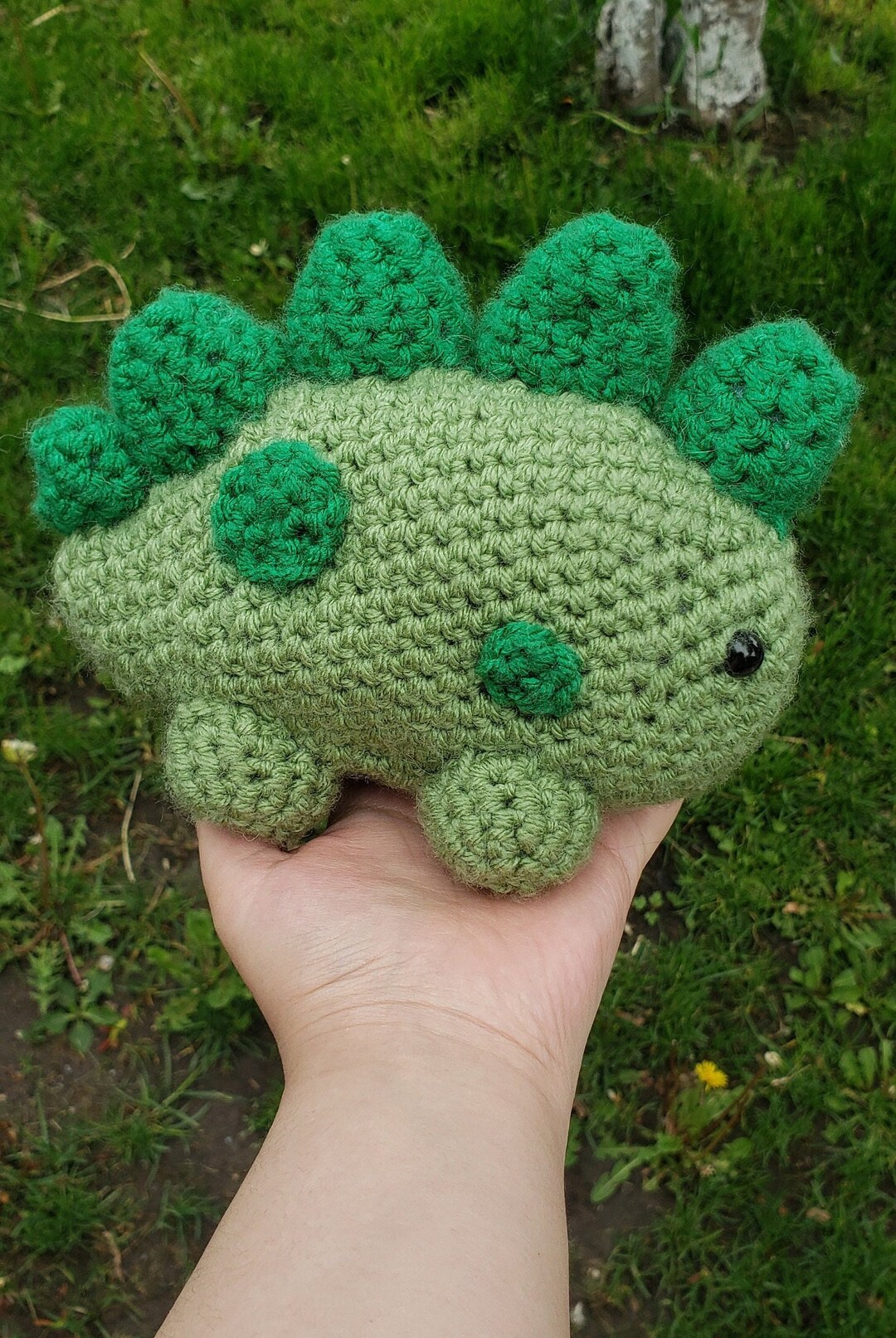 Crochet Dinosaur Amigurumi, Cute Stuffed Animal Toy, Handmade Gift for ...